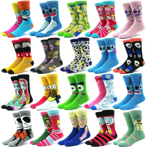 2023 calcetines divertidos, superventas, calcetines de Anime de alta calidad, calcetines divertidos para hombres y mujeres, calcetines de moda con personalidad para hombres, calcetines de dibujos animados