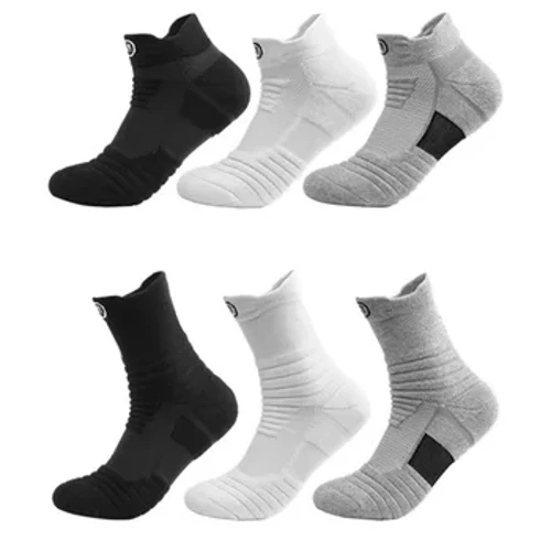 Calcetines antideslizantes de baloncesto para hombre y mujer, calcetines de algodón cortos y largos, calcetines deportivos de fútbol, ​​calcetines desodorantes transpirables 39-45