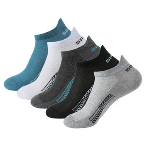 5 Đôi Tất Cotton Ngắn Cho Nam Nữ Cao Cấp Cổ Thấp Cổ Tròn Thể Thao Lưới Thoáng Khí Mùa Hè Thường Mềm tất Nam