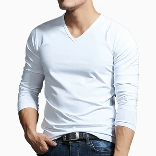 Miesten lämpöalusvaatteet pitkähihainen Muscle V -kaula Slim Shirt Activewear Top T-paita Tank Top Alusvaatteet Perusvaatteet