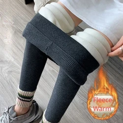 Mùa Đông Dày Quần Legging Nữ Cừu Len Lót Quần Quần Lót Giữ Nhiệt Quần Dài Cao Cấp Màu Sắc Quần Lót