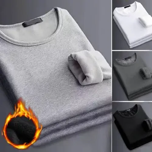 I-O-Neck Long Sleeve Umbala Oqinile Oqinile Amadoda Aphezulu Ekwindla Ulwelwesi Lwesikhumba Sasekwindla Ukufakwa Kwangaphansi Kwezingubo Zangaphansi Ezishisayo