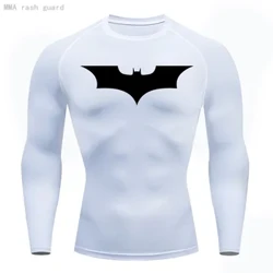 Ropa de hombre, camisa de manga larga de primera capa de invierno, camiseta para correr y gimnasio, ropa interior térmica deportiva, Top, traje de sudor cálido