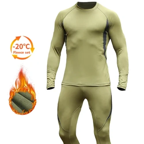 Mege Tactical Uniform ziemas termiskās apakšveļas komplekti Āra ātri žūst Tactical Long Johns Military Compression Fitness Drēbes