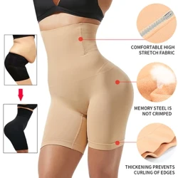 Slip a vita alta da allenamento per il sollevamento del culo Intimo dimagrante Controllo della pancia Mutandine modellanti Corsetto Perdita di peso Shaper del corpo Slip
