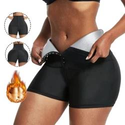 Mồ Hôi Xông Hơi Quần Tập Toàn Thân Quần Short Giảm Cân Giảm Béo Định Hình Nữ Eo Huấn Luyện Bụng Nóng Nhiệt Mồ Hôi Quần Legging Tập Thể Hình