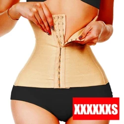 Ibhande XXXXXXS I-Slim Body Shaper Corset Modelling Strap Waist Trainer Intombazane Elungisa Impahla Yangaphansi I-Tummy Control Belt Trimmer yesisu