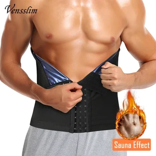 Uomo Shaper del corpo Vita Trainer Cinture dimagranti Corsetto di compressione Shapewear Allenamento Sauna Fasce per il sudore Fitness Bruciatore di grasso Trimmer