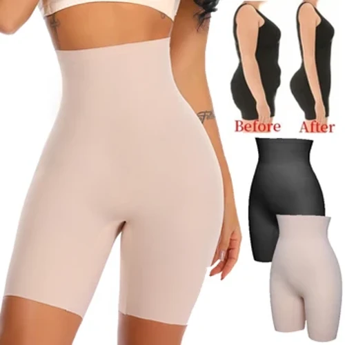 Power Shorts visokog struka Body Shaper za žene Lagane mješavine pamuka Fenomenalne i ultra-prozračne kontrolne gaćice za tijelo