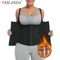 Corsetto dimagrante per allenatore in vita per il sudore per la perdita di peso Shaper per il corpo Tuta per sauna Camicia a compressione Cintura addominale Top Shapewear