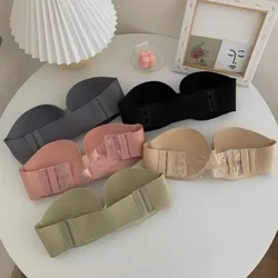 Laeilalo Push-up Tube pito i luga Lalelei Tua Le Vaaia Pa'u Afa Ipu Sexy Strapless Pa'u Tama'ita'i e aunoa ma ni fusi Pa'u afifi Fatafata