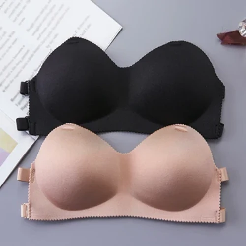 Kvinnor Sexig Axelbandslös BH Osynlig Push Up BH Underkläder Underkläder För Kvinnor Trådlös Bysthållare Sömlös Bralette