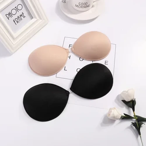 Gợi Cảm Sujetador Áo Ngực Nữ Vô Hình Push Up Bra Tự Dính Silicone Liền Mạch Trước Đóng Cửa Dính Hở Lưng Dây Áo Ngực