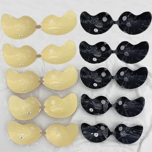 Invisible Mango Силиконова капачка за зърна на бюста за многократна употреба Пастички Стикери за гърди Самозалепваща се лента за повдигане на сутиена Push Up Сутиени без презрамки