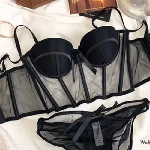 Fransız Tarzı Küçük Göğüs Şınav Iç Çamaşırı kadın Yumuşak Çelik Halka Güzel Sırt Desteği Seksi Sütyen Топ Женский Ropa Mujer Лифчик