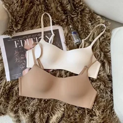 Seamless Tube Top Bra Wanita Pakaian Dalam Kecil Dada Bra Wanita Atas Dukungan Bra Non-Kawat Wanita Lingerie Seksi Solid Intimate