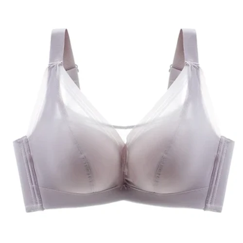 Sutiã push up sem costura para mulheres, tamanho grande, sem fio, levemente forrado, cobertura completa, 44 46 c d e cup, soutien gorge femme