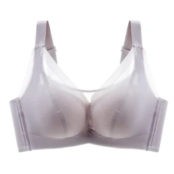 Sutien Push Up fără cusături pentru femei Sutien fără fir de dimensiuni mari Sutien cu acoperire completă ușor căptușit 44 46 C D E Cup Soutien Gorge Femme