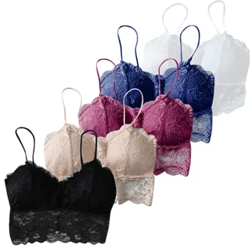 Sieviešu bezšuvju Push Up krūšturis Sporta ķermeni veidojošs mežģīņu ziedu krūšturis Crop Top Full Cup Fitness Jogas krūšturis Elpojošs Bralette apakšveļa