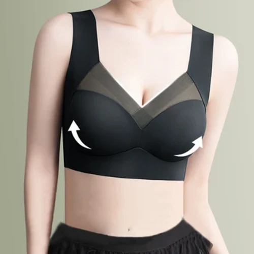 Top, nahtlos, Damen-BHs, große Größe, Sportoberteile, Unterstützung, kleine Brüste, bequem, keine Stahlringe, Unterwäsche, Yoga, Fitness, Schlafweste