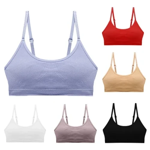 Abesifazane Abathanda Umthungo AbangenaWireless U-Bra Ladies Oqinile Umbala Wokuqina Ukufaneleka U-Bra Othambile Izingubo Zangaphansi Zowesifazane Imfashini Ephefumulayo I-Brassiere S-XL