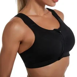 Top corto con anello in tinta unita con croce di bellezza sul retro per le donne Reggiseno push up senza cuciture con farfalla raccolto Reggiseno con chiusura frontale Canotta