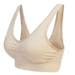 Sexy Seamless Bras para sa mga Babae Walang Pad Plus size Push Up Bralette Brassiere Bra Vest Wireless Active Bra 7 Kulay 6 Laki na Itim