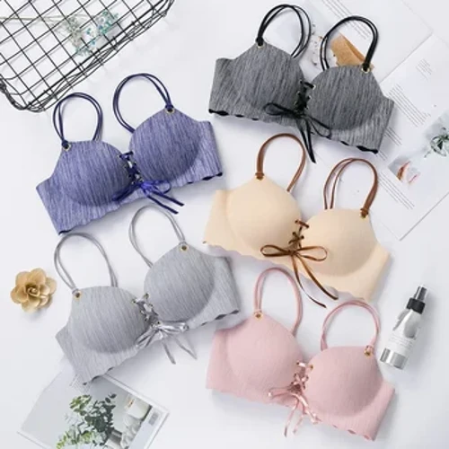 Super Push Up byustgalterlar Sexy choksiz ayollar ichki kiyimi Simsiz Ayollar bralette go'zallik orqa ichki kiyim Ayollar sutyen