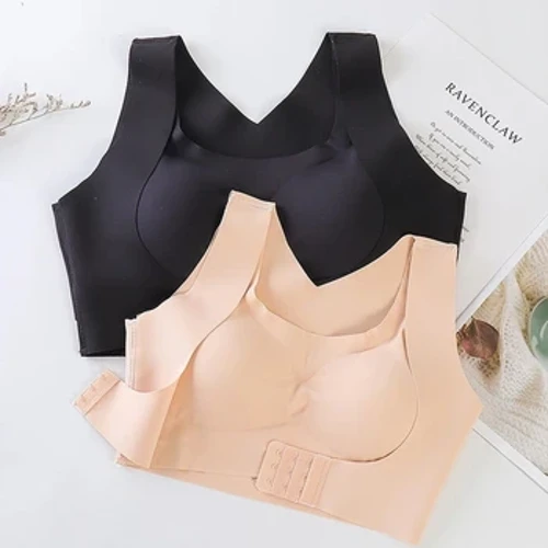 Fan·Sweet BH För Kvinnor Hållningskorrigerare Seamless Push Up Stötsäker Sportstöd Fitnessväst Underkläder Korsett Rygg Bralette