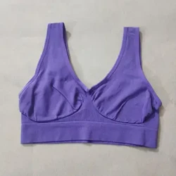 Abesifazane Ezemidlalo I-Bra Ngaphandle Kwephedi Lala I-Brassiere Izingubo zangaphansi lala i-yoga yezemidlalo i-bra vest Plus Usayizi Phezulu akukho sipontshi faka iphedi I-Bralette