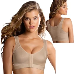Soutien-gorge à ouverture frontale pour femmes, soutien complet de récupération, Non rembourré, sans fil, post-augmentation mammaire, soutien-gorge opérationnel