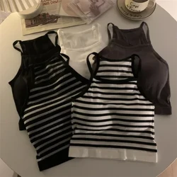 Leagan na Cóiré Mná Umar Barraí Snáithe Barraí Soladach Faisin Ócáideach le Pad Cliabh Stráice Caitheamh Amuigh Gan muinchille Bunúsach Camisole