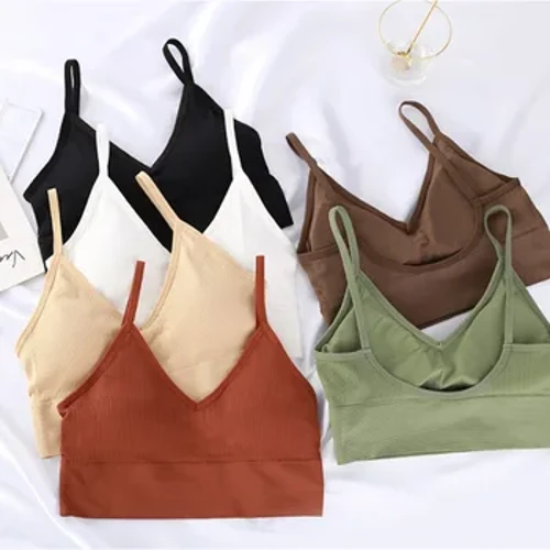 Naisten putkitoppi Quick Dry Pehmustetut selkärintaliivit Seksikkäät crop topit naisten katuvaatteet Gym Brasiere Top Push Up Urheiluliivit rintaliivit