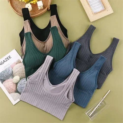 Nữ Ống Gợi Cảm Không Tay Quần Lót Áo Ngực Xe Tăng Nhà Quần Lót Thể Thao Yoga Căn Cứ Áo Crop Camis Tập Gym Nữ Thể Dục Hàng Đầu