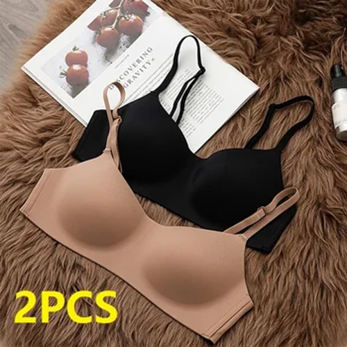 2PCS Fa'atama'ita'i Fa'amama le Su'isu'i Pa'u Manifinifi Push-up Pa'u Malū Fa'amafanafana La'ei totonu ole tau mafanafana Sexy Crop Top e leai se uaea fa'a'u'u.