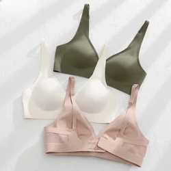 1db varrat nélküli melltartó női vezeték nélküli alsónemű Push Up melltartó Deep V Bralette Comfort női vékony láthatatlan melltartó szexi fehérnemű