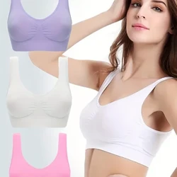 Mulheres sexy push up sutiã de peito tamanho grande sutiã sem costas plus size sem fio sutiã respirável sem costura 1 pçs wfws01