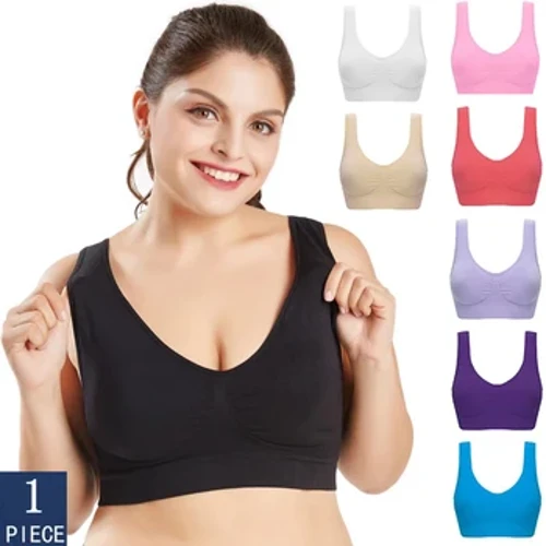 Liela izmēra krūšturi sievietēm bezšuvju krūšturis ar paliktņiem Liels izmērs 5XL 6XL Bralette Push Up krūšturis Krūštura veste Wireless BH