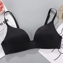 Reggiseno senza cuciture da donna Intimo push up sexy senza ferretto Ragazze Studenti Reggiseni sottili traspiranti Reggiseno da donna traspirante raccolto