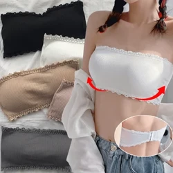 Abesifazane Basehlobo Abangena Strapless Bras Back Ileyisi Isifuba Esimnandi Iziqongo Ezingenamthungo I-Underwea Ephefumulayo I-Brassiere Isifuba Esiqinile Esingabonakali Esigoqa UBra