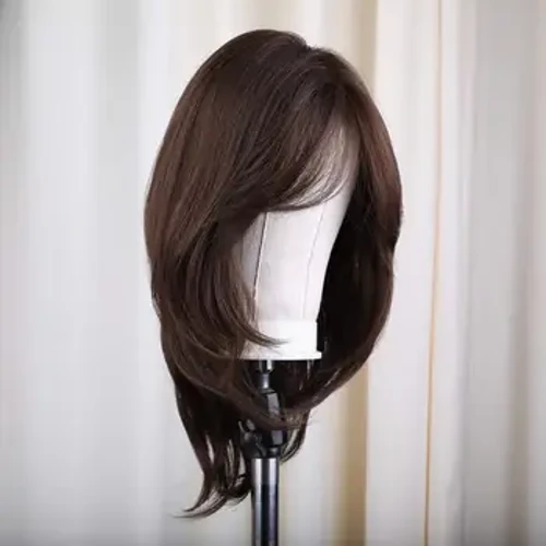 Naturlig brun 150 tetthet Body Wave Silk Topp jødiske parykker Doble Kosher Parykker Kosher europeisk menneskehår Parykk for kvinner
