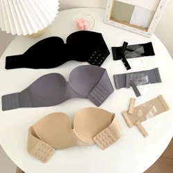 Ống Mới Top Quần Lót Màu Trơn Gợi Cảm Dây Push Up Bra Liền Mạch Áo Bralette Gợi Cảm Màu Trơn Nữ quần Lót Ren