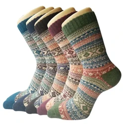 Marka 1 pare neguko gizonen galtzerdiak loditu ardi artilezko galtzerdiak Gizon epelak estilo retro koloretsua modako gizon galtzerdiak elurretako botetarako