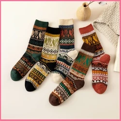 Winter coral fleece cartoon calf socks thickened long tube warm knee floor medyas