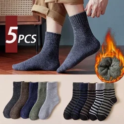 Kaos kaki kaos kaki musim dingin pria kaos kaki tebal tebal dan hangat kaos kaki tabung medium kaos kaki lantai dan kaos kaki handuk grosir