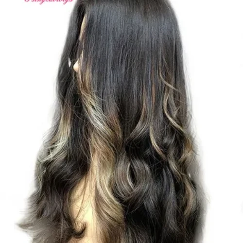 Tsingtaowigs 26 pulgadas capa más larga color #8/2 peluca kosher de pelo virgen europeo peluca judía, mejores Sheitels envío gratis