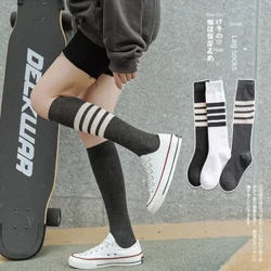 Calzini al ginocchio Corea TB Calzini a righe Calzini in cotone tubolari sopra le calze al ginocchio Jk Harajuku Calzini giapponesi a metà altezza JK