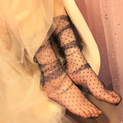 Người Phụ Nữ Tất Mùa Hè Dễ Thương Gothic Tất Nữ Ren JK Tất Thời Trang Thoáng Khí Fishnet Vớ Công Chúa Voan Tất