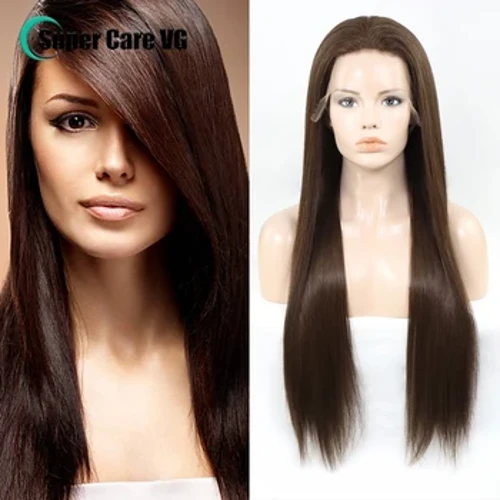 Mono Y Tế Hàng Đầu Tóc Giả Dành Cho Bệnh Nhân Ung Thư Glueless Tay Buộc Tóc Con Người Toàn Ren Tóc Giả Châu Âu Tóc Do Thái Tóc Giả Màu Nâu Trung Bình