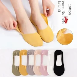 Mataas na Kalidad ng Pambabaeng Manipis na Medyas ng Bangka sa Spring/summer Anti-slip Silicone Low Cut Invisible Socks Anumang Gupit
